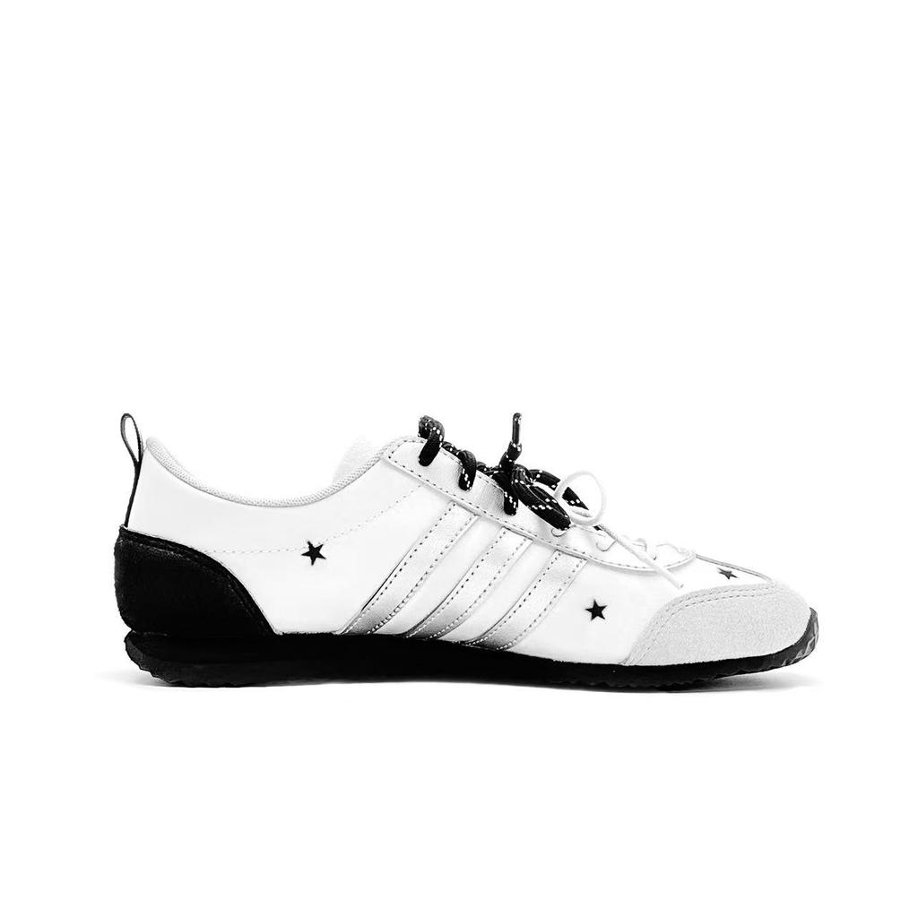 Adidas VS JOG 2.0 Low top German Army Trainers Unisex Black White JR4653(Team728-)
