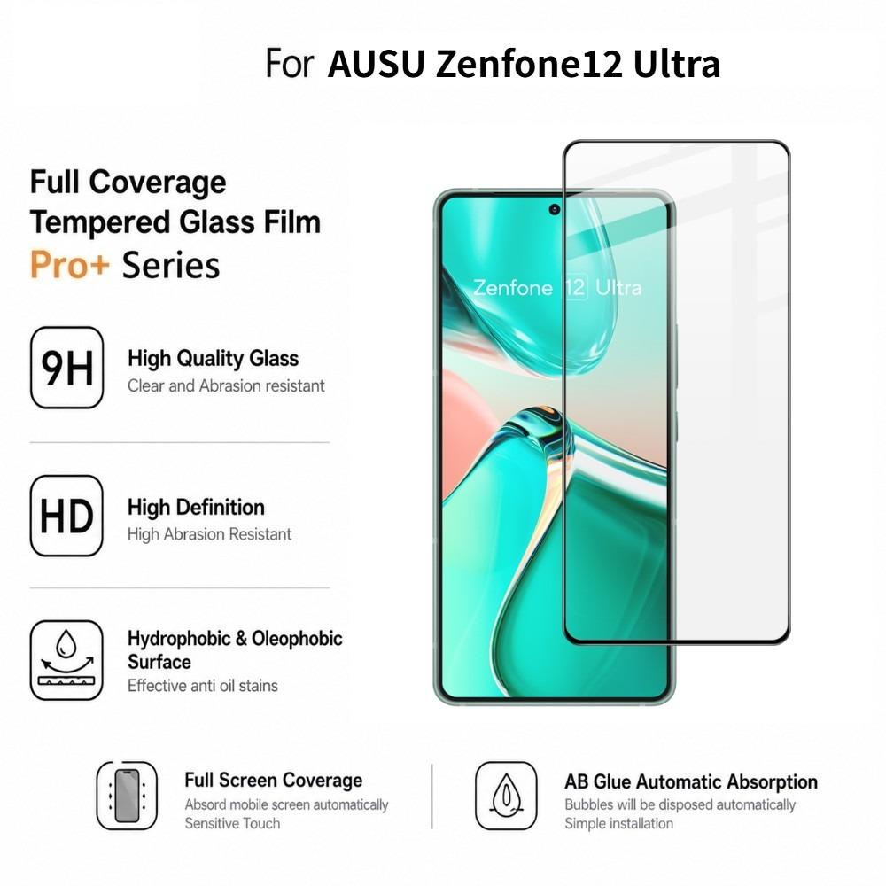 For Asus Zenfone12 Ultra 5G Film IMAK Pro+ Full Coverage Tempered Glass