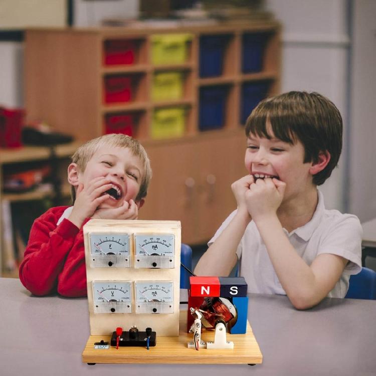 Interactive Hand Operated Generator Educational Tool For Physics Concepts Electromagnetics Induction Demonstration Tool