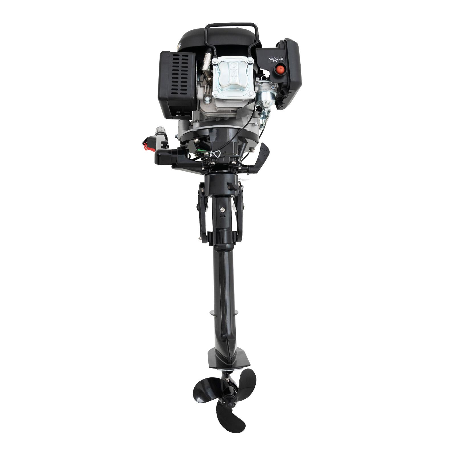 

4-Stroke 6 HP Outboard Motor Fishing BoatEngine Boat Engine w/Air Cooling System Low Fuel Consumption for Inflatable Boats чорний