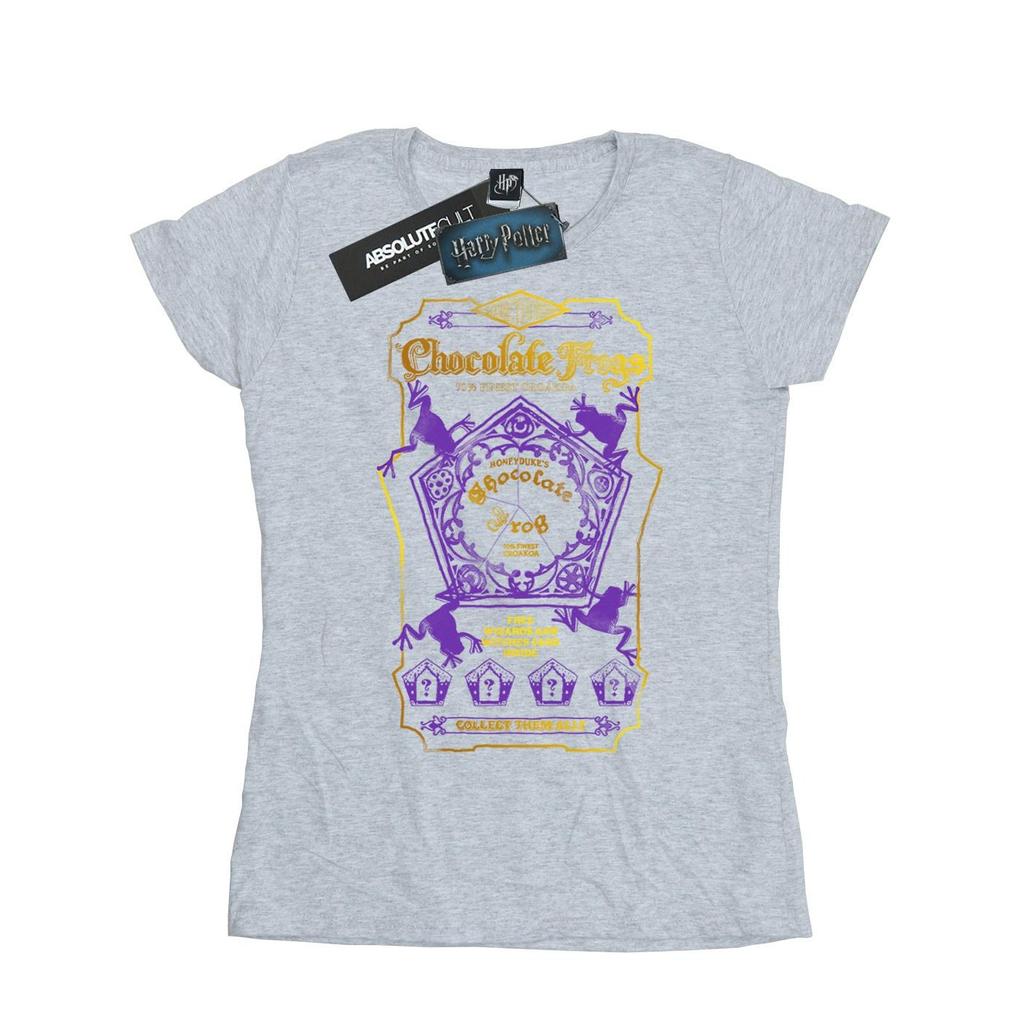 Harry Potter Womens/Ladies Chocolate Frogs Coloured Label Cotton T-Shirt