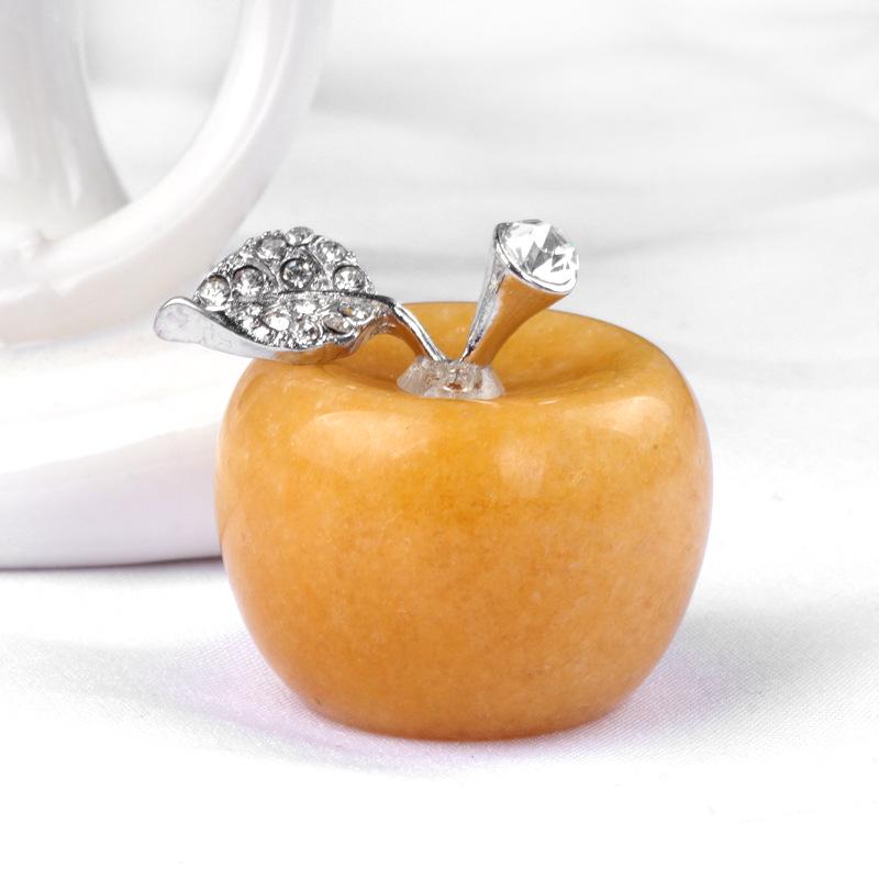 

1742-30мм Велике Яблуко з Натурального Кришталю для Різдва