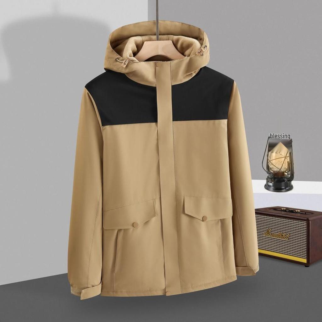 Unisex Winddichte & Waterdichte Softshell Jas met Custom Logo voor Werk, Reizen, Wandelen; Warm, Koudebestendig Buitenmateriaal