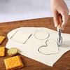 Fusiontec Pastry Wheel Cutter Pasta Ravioli Crimper for Home and Kitchen Use 1.3inch Cookie Dumpling Tools Novel Accessories 1
