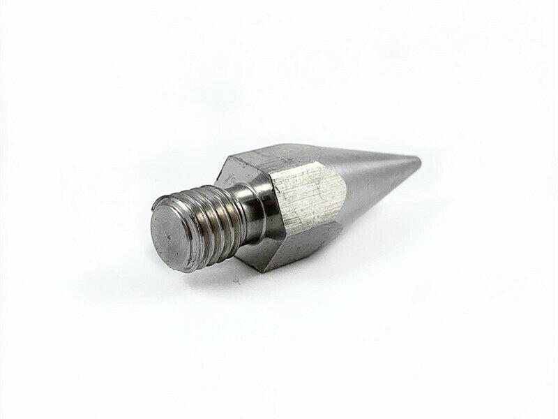 Stainless Steel For Prisms Pole Point Replacement Easy Fit for Mini Rod