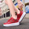 Fashion Fashion Glitter Gold Sneakers Unisex Star Platform Designer Luxury Shoes Men Women Casual Street Hip Hop Men's Skateboard Shoes