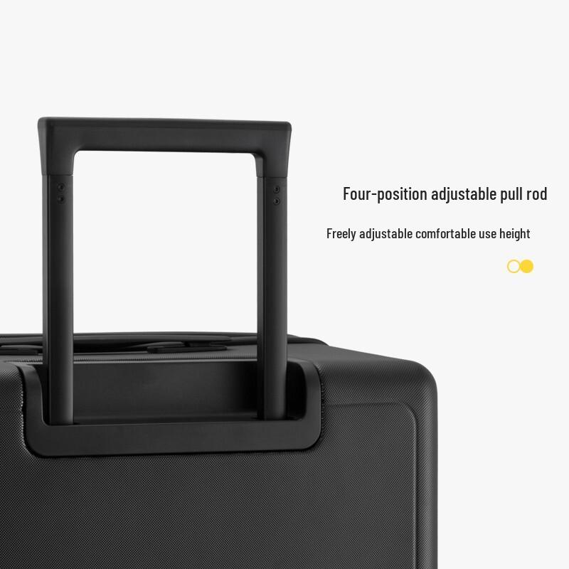 LEVEL8 Phantom Black 26-inch PC Hardside Checked Luggage