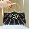 Elegant Ladies Tote With Lock Closure And Interior Phone Pocket For Night Out