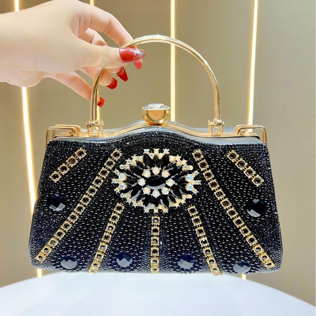 Elegant Ladies Tote With Lock Closure And Interior Phone Pocket For Night Out