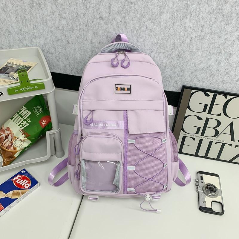 

Burden Reducing and Spine Protecting Schoolbag High School Boy s Large Capacity Female Ultra-light Shoulder Bag .