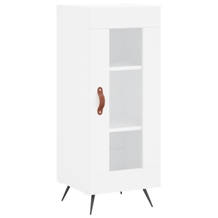 VidaXL White Buffet 34.5x34x90 Cm Engineered Wood 828764