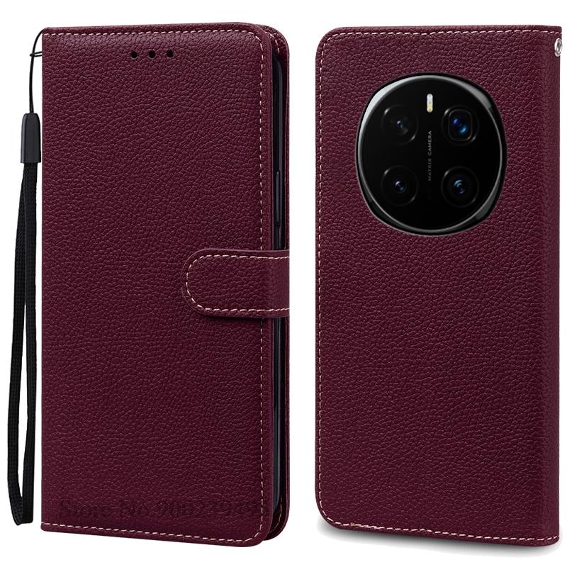 Etui portfelowe ze skóry z klapką dla Honor Magic 7 Pro, etui na telefon Coque dla Honor Magic7 Pro 5G, etui Fundas dla Honor Magic 7 Pro