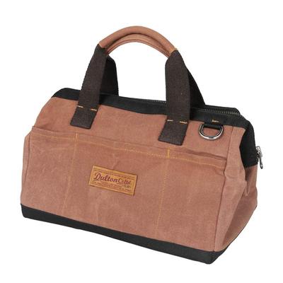 Dulton Waxed Canvas Tool Bag Camel Tool Box Tool Bag T21-0337