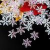 300pcs-Christmas Snowflakes Confetti Artificial Snow Xmas Tree Ornaments Decorations for Home Party Wedding Decor