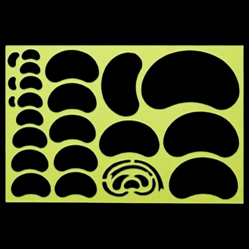 Terrain Mapping Template Ruler Set