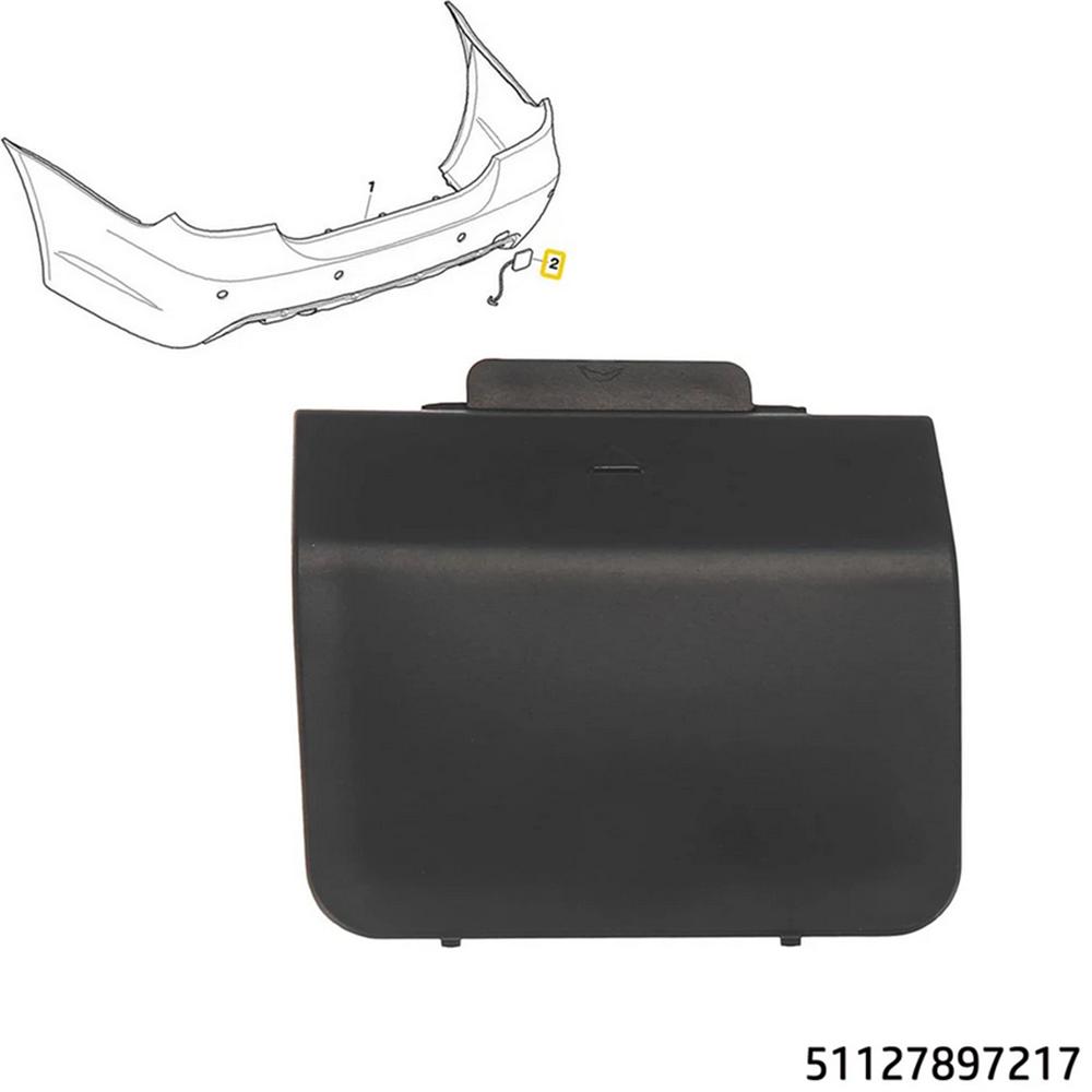 Rear Bumper Tow Eye Hook Cover Cap For Bmw E60 5 Seires M Sport