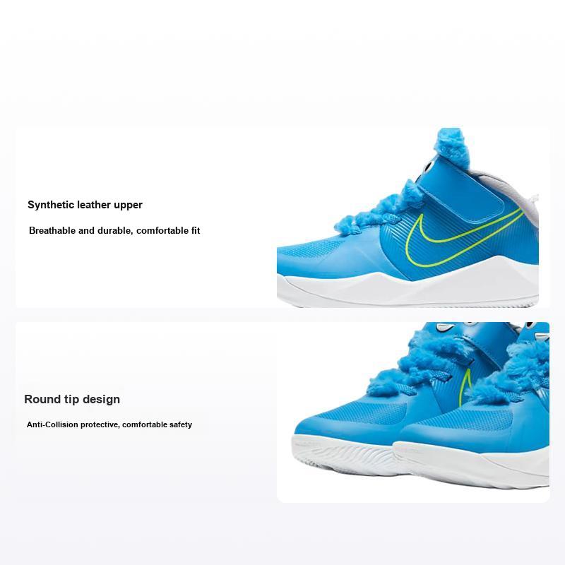 Nike Team Hustle D9 Lil PS Azzurro Chiaro Scarpe da Ginnastica per Bambini CT4063-400