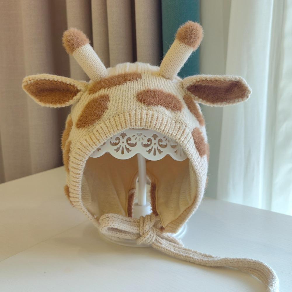 Katoenen Cartoon Babyhoed Winddichte Meisjes Oorbescherming Cap Modieuze Baby Cap Winter
