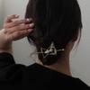 Women's Triangle Spotted Marble Hairpin