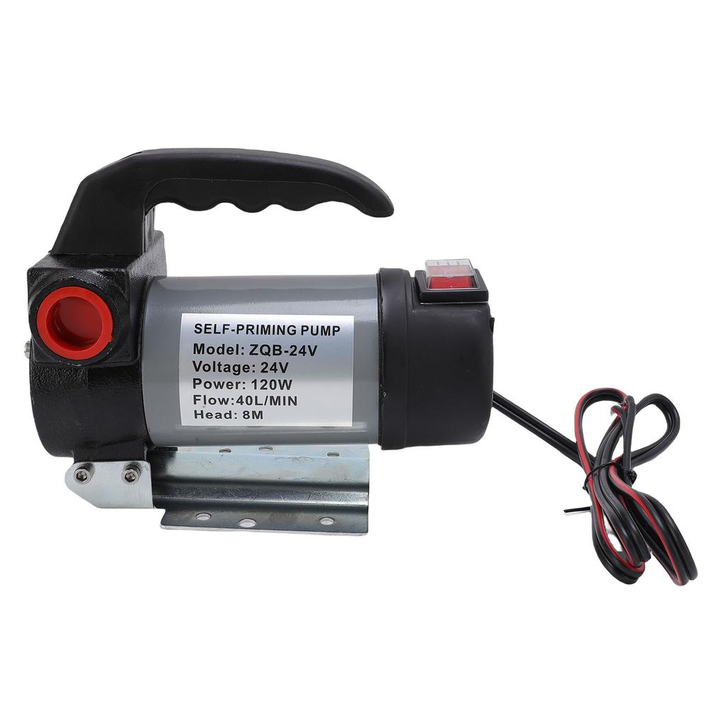Fuel Pump Kit 120W 40Lmin Pure Copper Motor Self Priming Fuel Transfer Pump for Gas Station