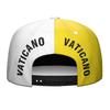 Vatican City State Free Custom Made Name Number Team Logo Brimmed Cap Country Travel Latin Nation Vaticano Flag Hip-hop Hat