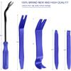 5 Pcs Car Trim Removal Tool Kit - Auto Clip Removal Pry Tool for Door Dashboard Panel, Fastener Push Pin Puller, Blue
