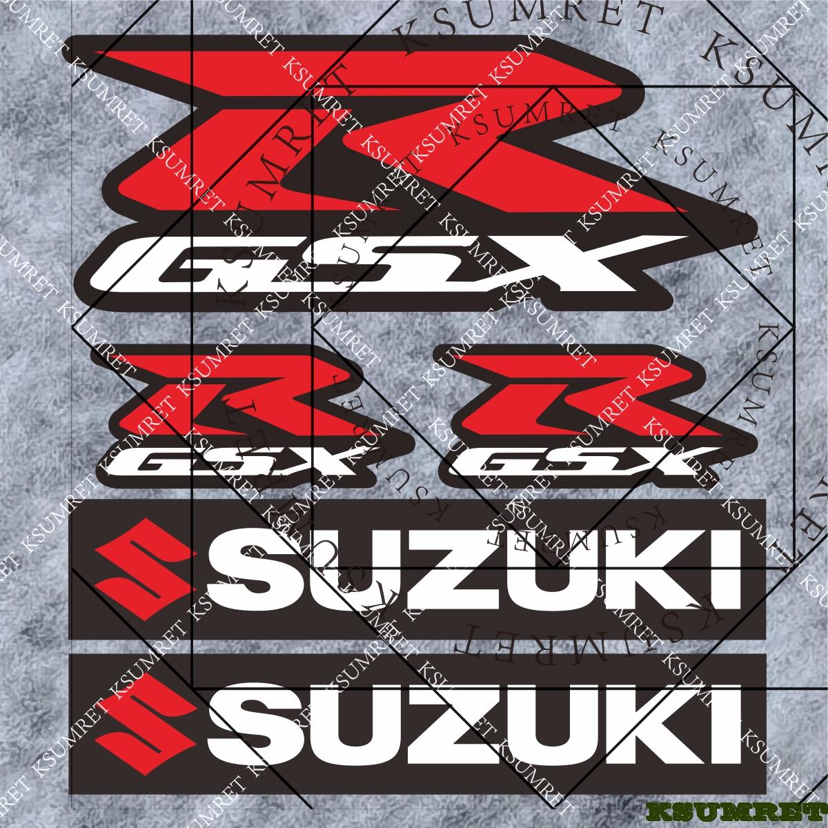 Vinyl For Suzuki Gsxr Stickers Motorcycle Sticker Decal Kit красный