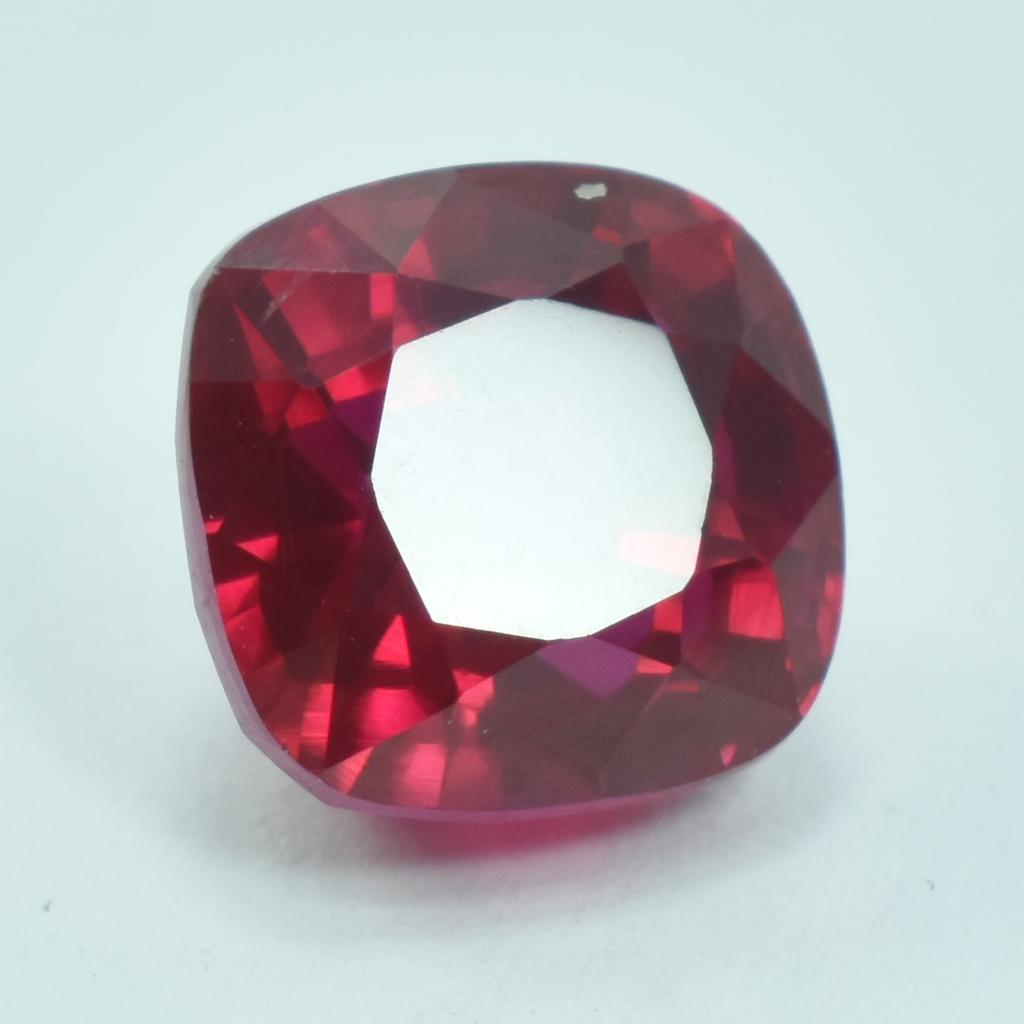 Red Ruby Square Cushion Shape 7.35 Carat CERTIFIED Natural Loose Gemstone SU-1188