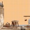 Geometric rhombus wallpaper cream, gold and white 50x1000