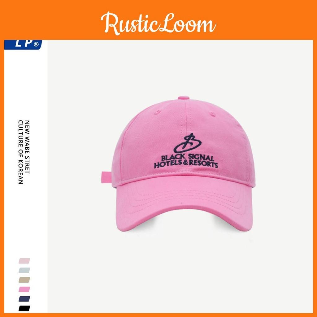 Signal Letter Black Embroidered Baseball Cap Sun Protection Breathable Gift Hat