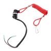 Outboard Stop Switch and Lanyard 3A3 06830 0 High Strength Sturdy Replacement for Tohatsu RC5A RC5B RC5C RC5E RC5F