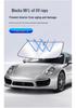 Double-Layer Front Windshield Sunshade Visor with Heat Insulation
