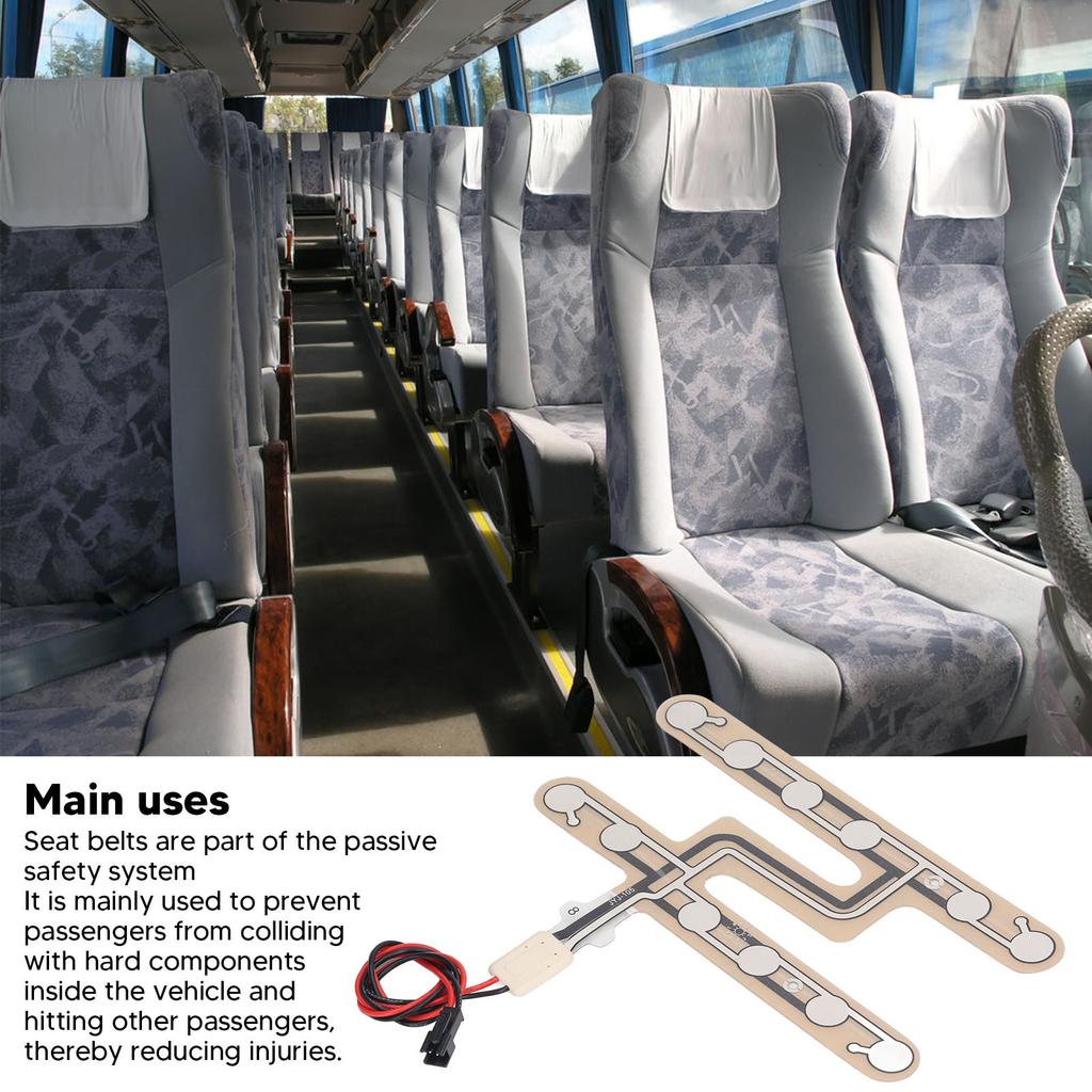 Safety Belt Pressure Sensor Sensitive Quick Response Thin Film Car Seating Pressure Sensor 50V