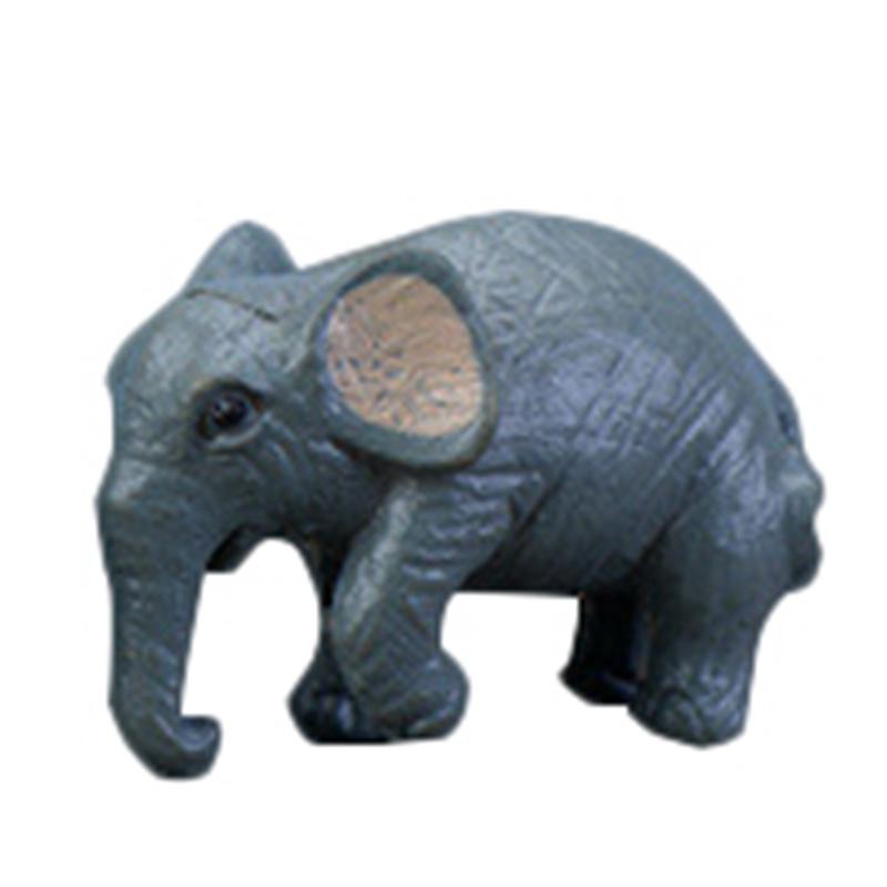 Mini Simulation Elephant Ornament DIY Micro Landscape Accessory Home Decor Ornament 5PC