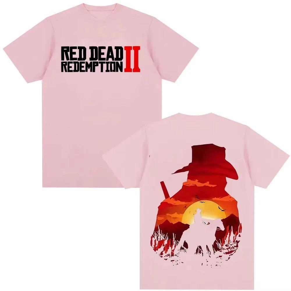 2026 Red Dead Redemption 2 Gioco Giocatore Grafica Magliette Uomo Donna Gotica Manica Corta Maglietta Moda Y2K Alta Qualità Cotone Maglietta
