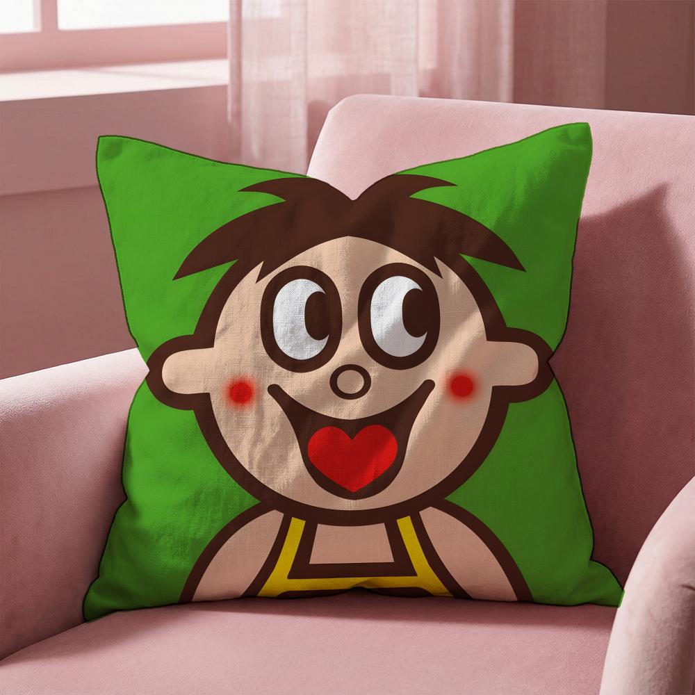 Wangzai Cushion Cover Multi-Scene Pillow Cover for Home & Car - Reversible, Soft & Durable for Daily Use
