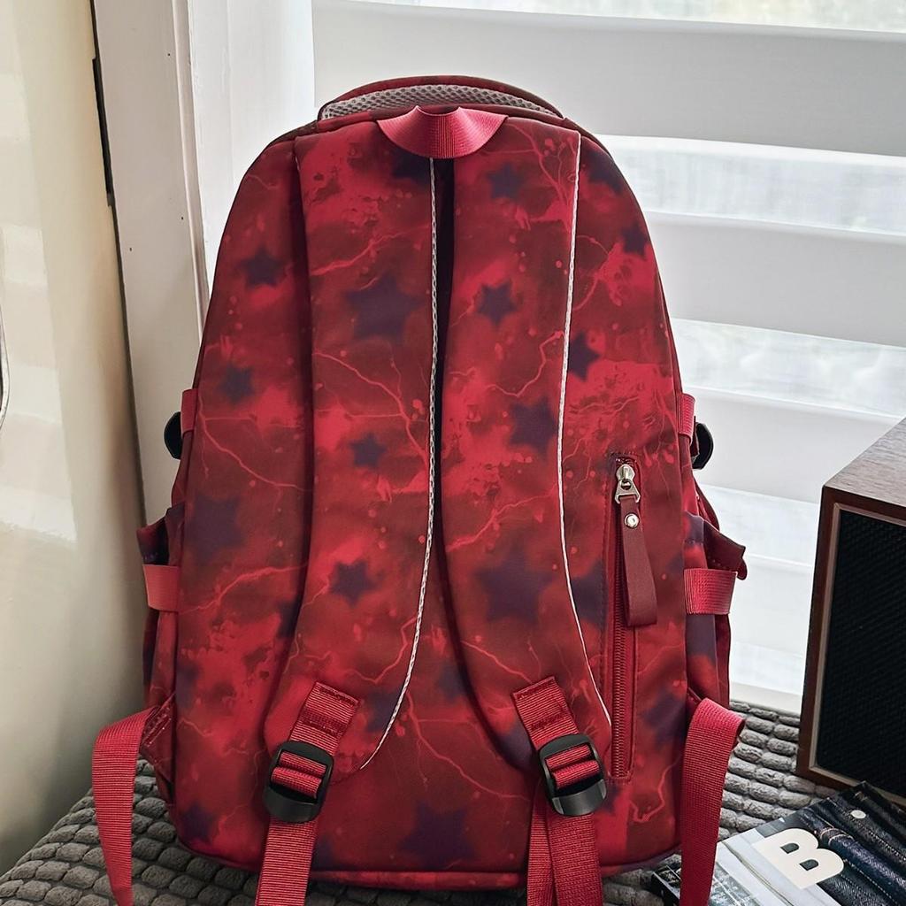 Cartable Série Étoile Brumeuse Haiyu changement graduel étoiles tachetées cartable hommes et femmes ambiance rue voyage sac à dos polyvalent