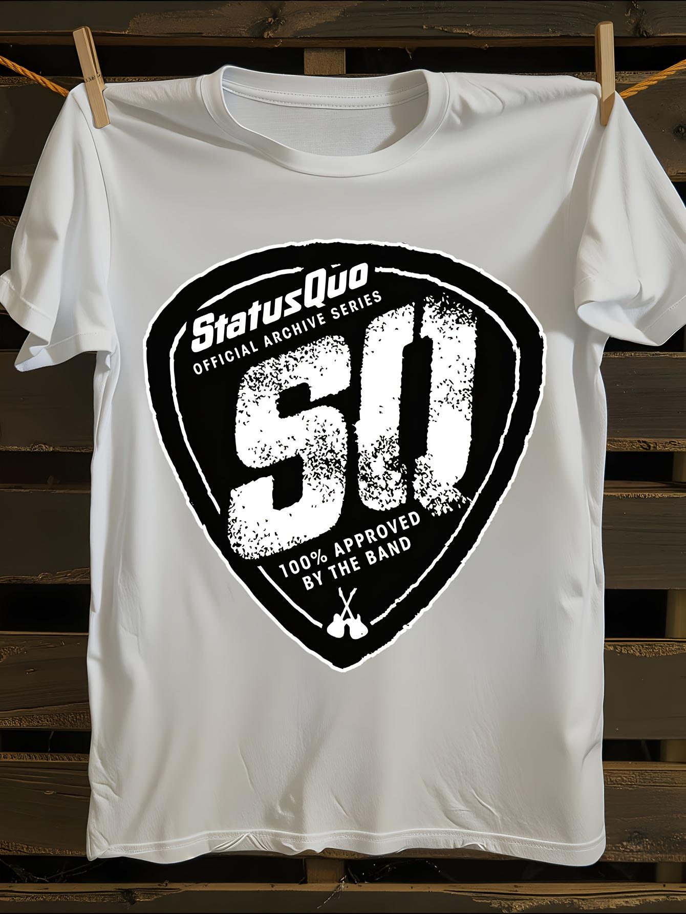 s Status Quo Logo T-Shirt L