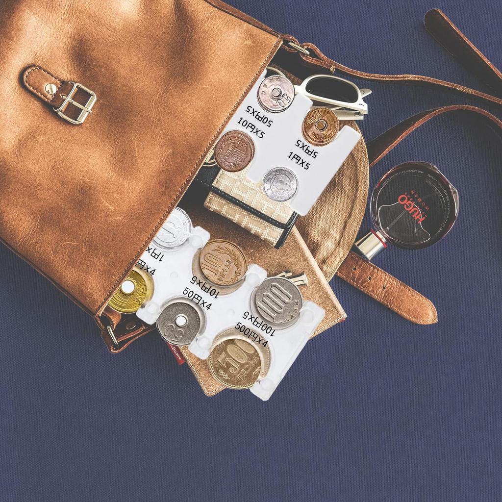 1-3Pcs Coin Dispenser Mini Portable Coin Organizer Multifunctional Coin Classification Clip Holder Purses Plastic Coin Card Case