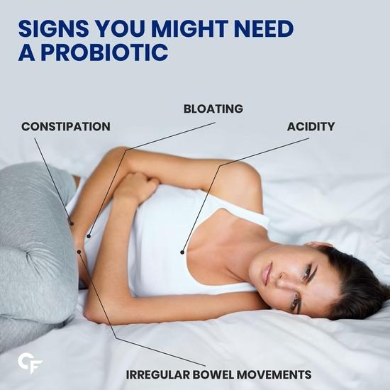 Carbamide Forte Probiotics Supplement 50 Billion CFU Gut Health Supplements with Probiotic | Gut Cleanse with Prebiotics and Probiotics– 60 Capsules