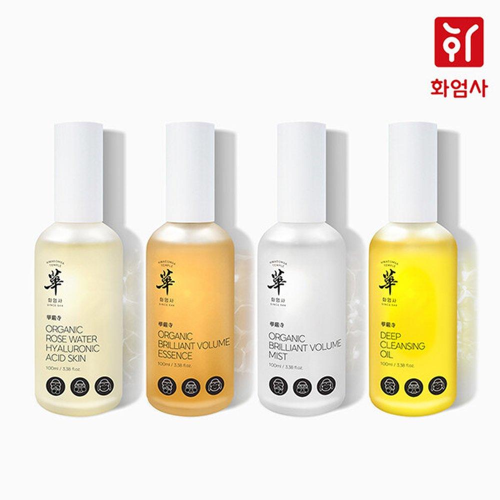 Hwaeomsa Organic Skincare 4-piece Set for Gift