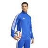 Adidas Tiro 24 Training HAS96 Zip Casual Team Royal Size Men's Top, Jacket, Lifestyle, Blue/White (IS1042), J/M
