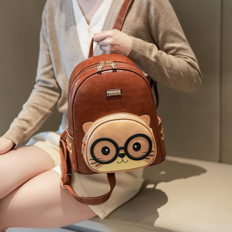 2025 Damen Modischer Vielseitiger Cartoon Reise-Rucksack - Großes Fassungsvermögen Schultasche Pendler-Rucksack