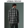 UR Men's 2025 Winter Casual Plaid Fleece Jacket
