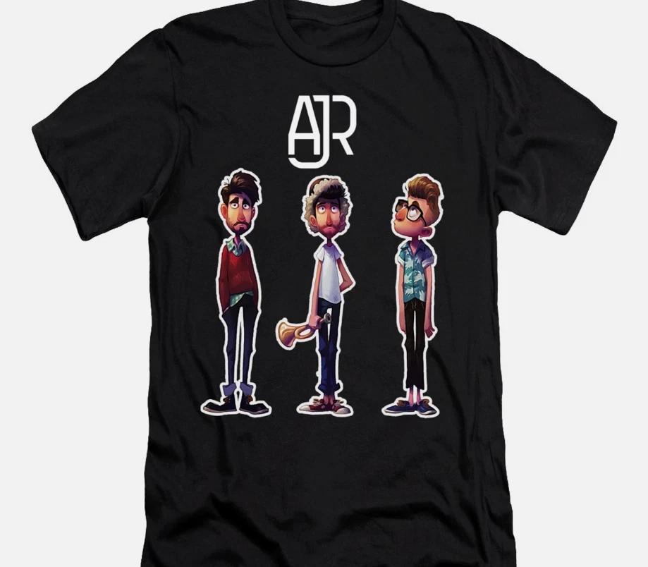 NEW AJR band caricature T-shirt Black Unisex All Sizes S to 5Xl L