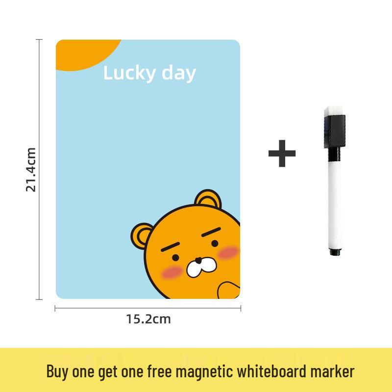 Cartoon Erasable Magnetic Whiteboard Memo Pad & Refrigerator Magnet Message Board