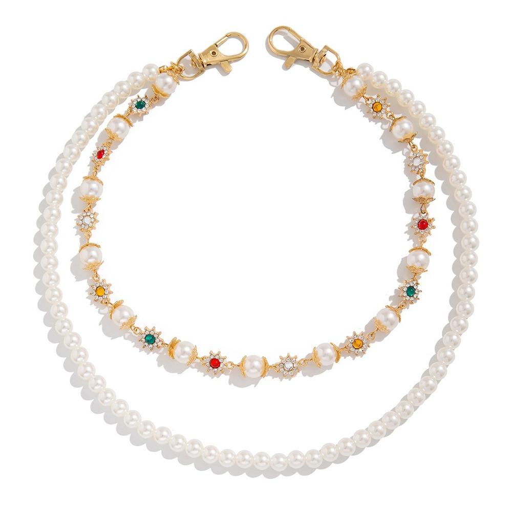 Pearl Tassel Jeans Chain Punk Cool Pants Chain Fashion Belt Chain Tassel  Man