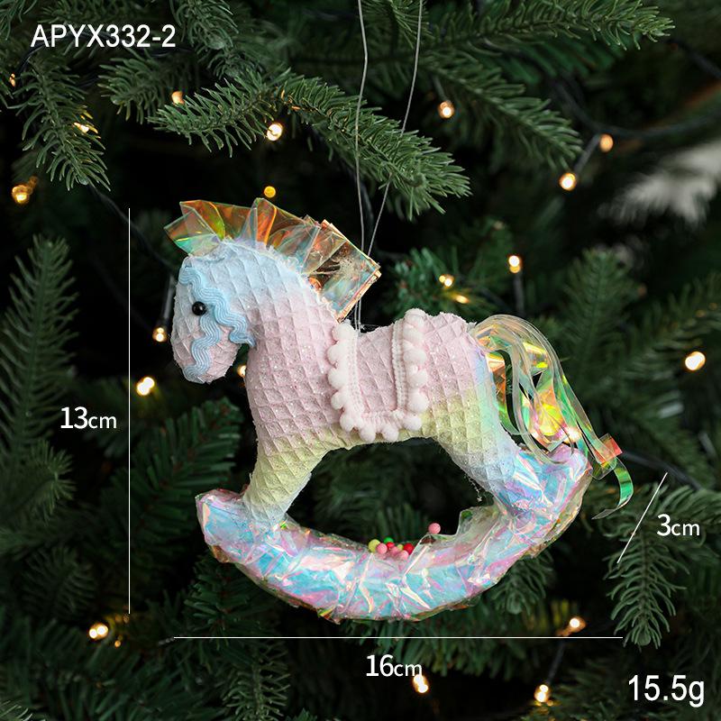 Christmas Ice Cream Cone Snowman Ornament – Cute Pink Decoration for Trees & Venues