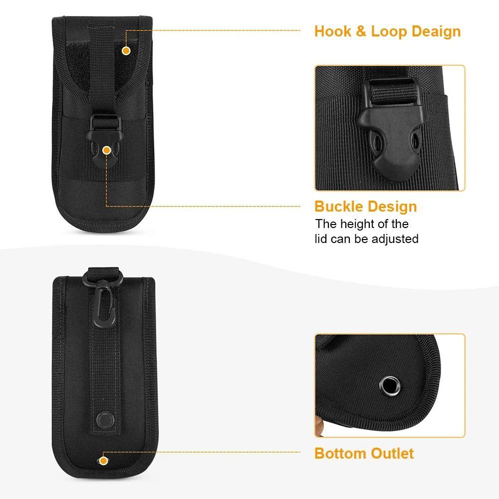 600D Nylon Hanging Glasses Pouch Portable Eyeglasses Case Bag Daily Protection