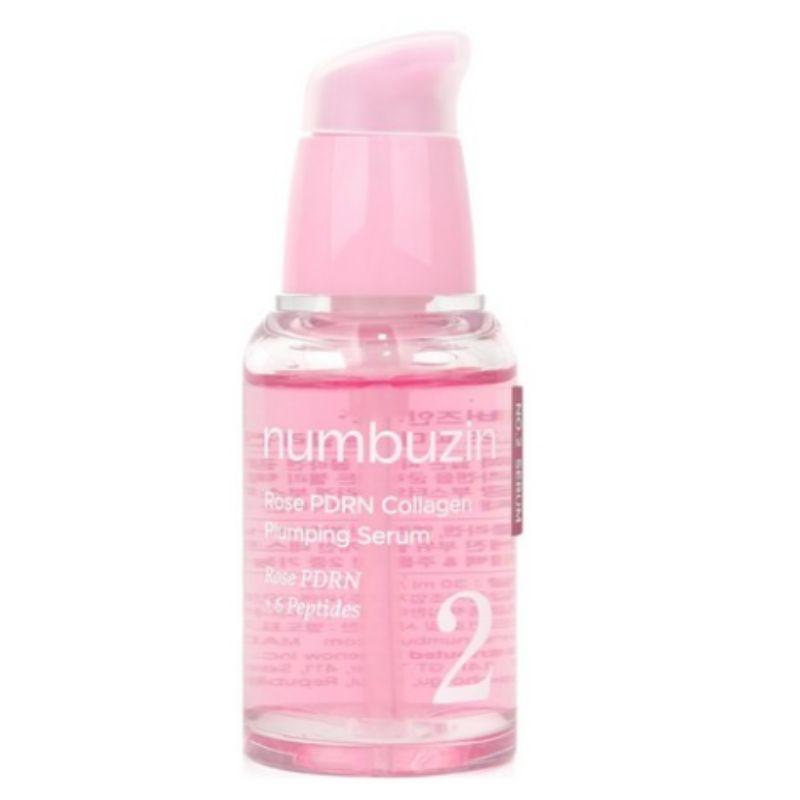 Numbuzin No.2 Rose PDRN Collagen Plumping Serum Firming Hydrating Glow Serum 30ml